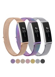 Milanese Strap Watch Band For Fitbit HR/Fitbit Alta Metal Magnetic Loop Ring Replacement Bracelet For Fitbit Alta Watchband