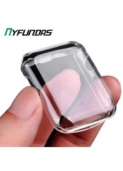 Protective Cover Case For iWatch Apple Watch Series 5 4 3 2 1 38 40 42 44mm 40mm 42mm 38mm 44mm Screen Protector Accessories