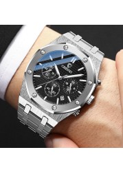 CHENXI Fashion Business Men Watches Top Brand Luxury Quartz Watch Men Stainless Steel Waterproof Wristwatch Relogio Masculino