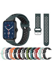 الرياضة سيليكون حزام ل COLMI P8 زائد P12 Smartwatch معصمه ل COLMI V31/Land 2 S الفرقة سوار استبدال الملحقات