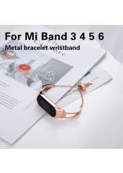 ZHIX Stainless Steel Fashion Trend Woman Watch Strap For Xiaomi Watch 6 5 Wrist Watch Band Bracelet For Mi Band 3 4 Wrist