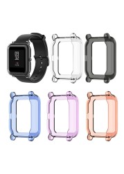 Watch Screen Protector For Amazfit GTS2 Mini Watch Screen Soft Clear TPU Protection Silicone Case Cover Protectors