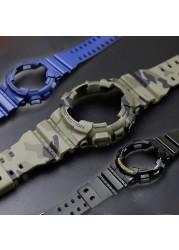 Watch Accessories Resin Strap Men Pin Buckle Strap Case for Casio G-SHOCK GA-110 GA-100 GD-120 5146 5081 Waterproof Watch Band