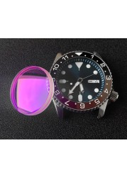 31.5mm SKX007 Replacement Double Domed Sapphire/Mineral Glass with Crystal Clock Steps