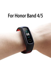 For Honor Band 5 Colorful Silicone Wristbands Watch Band Replacement Strap Smart Watch Bracelet For Honor Band 4 Strap