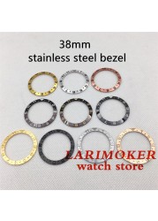 38mm ceramic bezel insert for 40mm submarine automatic men's watch