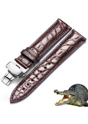 Real Crocodile Watch Strap Genuine Leather Watch Strap for Men or Women Watch Accessories 12 - 24mm