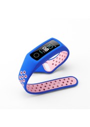For Huawei Honor Band 4 / 5 Strap Two Colors Silicone Sport Wristband Replacement Band 5 Sport Bracelet Honor Band 5 Watches