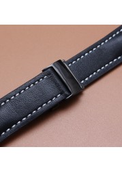 Genuine Leather Watchband Watch Band Black Brown Blue Soft Watchbands for Breitling Strap Man 20mm 22mm 24mm With Tools Logo On