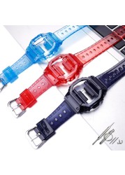 Watch Accessories Men Rubber Color Strap Suitable for Casio G-SHOCK DW5600GW5035 Ladies Resin Waterproof Sport Watchband