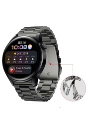 22mm/20mm Titanium Alloy Strap For Samsung Galaxy Watch 3 Huawei Watch 3/GT2 Stainless Steel Bracelet Band For Amazfit GTR 3 Pro