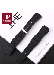 For Casio Watch Edifice EF-552D -1AVUDF Watchband Waterproof Rubber Watch Strap Silicone Bracelet Men Resin Strap