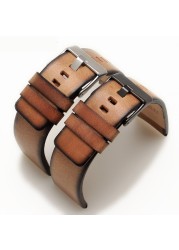 High quality genuine leather strap for DZ 1399 DZ4280 DZ4290 22mm 24mm 28mm diesel watch strap