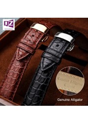 Genuine crocodile watch strap 18mm 19mm 20mm 21mm 22mm 24mm watchband man watch band crocodile skin leather bracelet belts