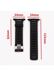 SUUNTO T Series SUUNTO T T1 T1C T3 T3C T3D T4C T4D Watch Accessories Silicone Rubber Strap