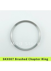 New Arrival SKX007/SKX009/SRPD Chapter Stylish Ring Brushed Finish Unmarked Silver Stainless Steel