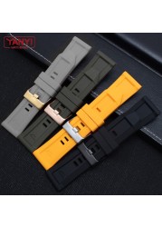 Silicone Rubber Bracelet Watch Band 26mm For Diesel DZ4496 DZ4427 DZ4487 DZ4323 DZ4318 DZ4305 Watchband Man Watches Strap