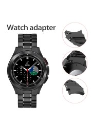 No Gaps Watches For Samsung Galaxy 4 Classic Strap 42mm 46mm Solid Stainless Steel Bracelet For Galaxy Watch 4 44mm 40mm Band