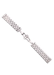 18mm 20mm 22mm Stainless Steel Watch Band Strap Silver Polished Mens Luxury Replacement Metal Watchband Bracelet Accessories