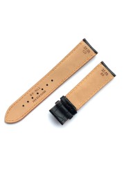 22mm Leather Watch Band for Mido Multifort M005 Series M005930 Stitches Strap Men Black with Orange Bracelet