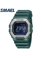 Sports Watches Man SMAEL Brand LED Watch Waterproof Military Digital Square Wristwatches Relogio Masculino Men Digital Watch