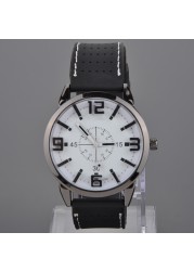 New men's watches quartz watch with rubber strap watch band wristwatch for men's watch