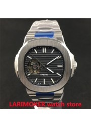 40mm Fashion Men's Watch Square Watch NH38 Automatic Movement Brown Blue White Green Black Sapphire Glass Stainless Steel Bracelet