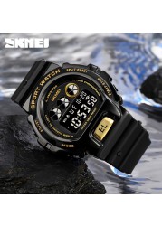 Original Electronic Watch Mens Luxury Outdoor Sports Digital Watches Top Brand SKMEI Men's Wristwatch Led Countdown Alarm Clock