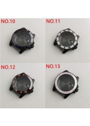 NH35 case 40mm sterile watch case add ceramic bezel fit NH35 movement NH36