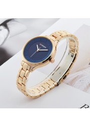 CURREN Fashion Creative Design Ladies Quartz Watch Woman Luxury Stainless Steel Women Watches Casual Female Clock