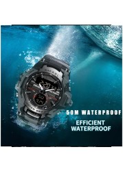 Sport Watch Waterproof Smile Watches Camouflage Alarm Clock Stopwatch Luminous LED Watches Digital Wristwatch 1805B Quartz Watches