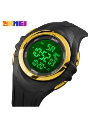 SKMEI Japan Digital Military Movement 5Bar Waterproof Men's Watch LED Light Stopwatch Wristwatch Relogio Masculino 1790