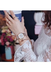 Luxury Crystal Women's Wristwatches Top Brand Fashion Diamond Ladies Quartz Watch Female Steel Wristwatch