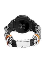 For Samsung Galaxy Watch Active 2 40mm 44mm 42mm Genuine Leather 20mm Watch Strap Strap Retro Watchband Active2 Strap