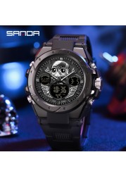 G Style Military Watches Shockproof Men Fashion Skull Watch Electronic Quartz Man Sports Wrist Watch Swimming relogio masculino 2022