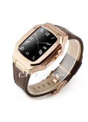 Fit for Apple Watch Stainless Steel Case, Fit for Apple Watch 6 SE 5 4, Fit for iWatch 44mm 40mm, Luxury, Metal,