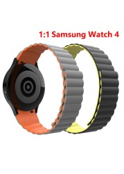 20mm Watch Strap For Samsung Galxy Watch 4 / Classic 44mm 40mm 46mm Original Silicone Wristband Bracelet Galaxy Watch 4 Strap