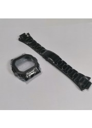 GX56 316 Stainless Steel Watches and Bezel for GX56BB GXW-56 Metal Band Bezel Pro Style Frame with Black Retro Tools