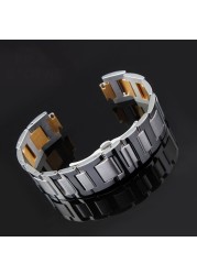 Stainless steel lug end watchband for C-artier Bleu balloon chain 20*12mm 18*11mm 14*8mm W6920046 straps women's men bracelet