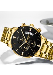 NIBOSI Women Men Luxury Brand Watch Simple Quartz Waterproof Wristwatch Female Fashion Casual Watches Mens Clock Reloj Hombre