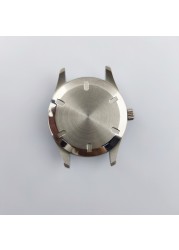 39mm case for miyota8215 movement sapphire glass stainless steel waterproof watch replacement parts