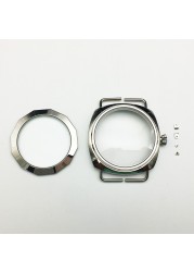 45mm polished 316L stainless steel case high hardness mineral glass for ETA 6497 8498 ST 3600 ST3621 watch movement