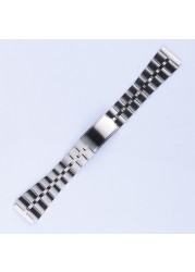 20mm Stainless Steel Bracelet Band for Bullhead Watch Seiko Fish Bone Z040S