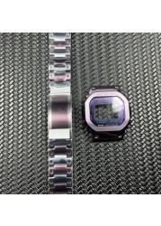 Genuine GMW-B5000 Watchband and Bezel with Glass and Button GMW-B5000PB-6 Watch Band and Cover