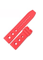 CARLYWET - Rubber and silicone replacement watch strap, 22 24 mm, wholesale, high quality, for Breitling Superocean