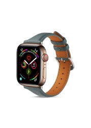 Fashion Leather Strap for Apple Watch Series 6, 5, 4, 3, 2, 1 SE, Buckle, 38, 40, 42, 44mm, Straps, Accessories