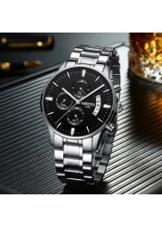 Men Watch Top Brand Men's Watch Fashion Watches Relogio Masculino Military Quartz Wrist Watches Hot Clock Male Sport NIBOSI