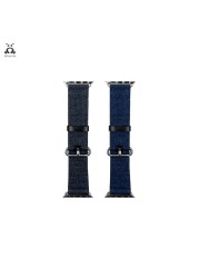 Lebanda Denim Strap Suitable for Apple Watch Series 7 6 SE 5 4 3 Classic Buckle Two Colors Denim Strap Suitable for iWatch 41 45mm