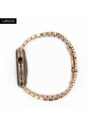 URVOI Band for Apple Watch 7 6SE5 4 3 Link Bracelet Strap for iWatch 41 45mm High Quality Stainless Steel Adjustable Band Gen.6th