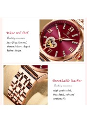 POEDAGAR Women Watches Fashion Rose Gold Stainless Steel Stain Ladies Watch Waterproof Quartz Wristwatch Romantic Girlfriend Gift